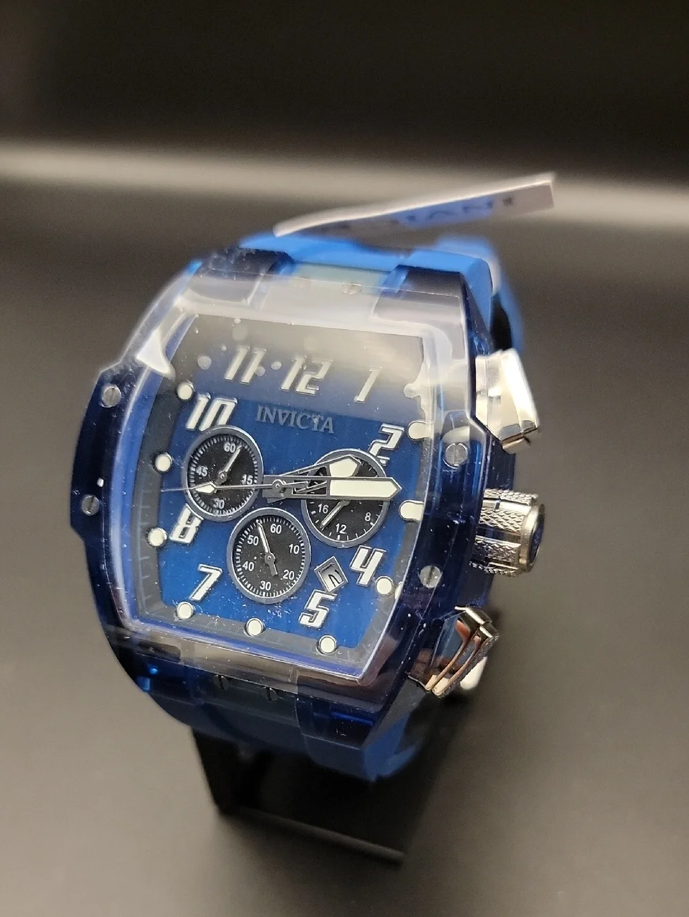 45484 Invicta S1 Rally Kinesia Anatomic Men's Dark Blue Chronograph Watch - 47mm